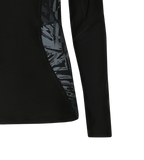 Women's Endurance10 Splice Print Long Sleeve Suntop - Black & Grey Lead