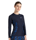 Women's Endurance 10 Hyperboom Splice Suntop - True Navy & True cobalt