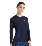 Women's Endurance 10 Hyperboom Splice Suntop - True Navy & True cobalt