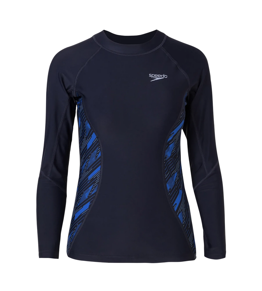 Women's Endurance 10 Hyperboom Splice Suntop - True Navy & True cobalt