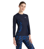 Women's Endurance 10 Hyperboom Splice Suntop - True Navy & True cobalt