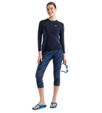 Women's Endurance 10 Hyperboom Splice Suntop - True Navy & True cobalt