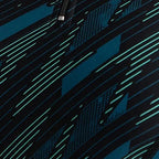 Women's Hyperboom Print Long Sleeve Suntop - Black, Dark Teal & Arctic Glass