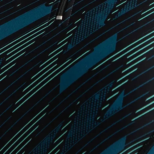Women's Hyperboom Print Long Sleeve Suntop - Black, Dark Teal & Arctic Glass