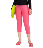 Girl's Recycled Endura Brite Active Capri - Fadango Pink & Black