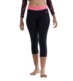Girl's Endurance 10 Active Capri - True Navy & Fadango Pink
