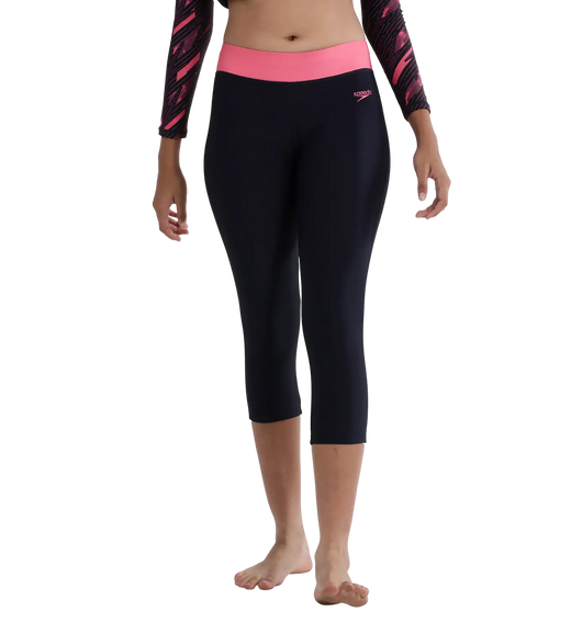 Girl's Endurance 10 Active Capri - True Navy & Fadango Pink