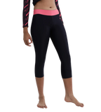 Girl's Endurance 10 Active Capri - True Navy & Fadango Pink
