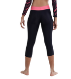 Girl's Endurance 10 Active Capri - True Navy & Fadango Pink