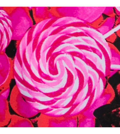 Girl's Astrofizz Printed Swim Capri - Lava Red & Electric Pink_3