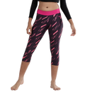 Girl's Endurance 10 Hyperboom Printed Capri - True Navy & Electric Pink