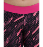 Girl's Endurance 10 Hyperboom Printed Capri - True Navy & Electric Pink