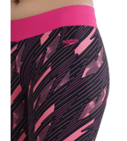 Girl's Endurance 10 Hyperboom Printed Capri - True Navy & Electric Pink
