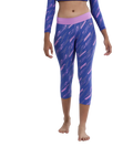 Girl's Endurance 10 Hyperboom Printed Capri - Sweet Purple & True Cobalt