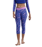 Girl's Endurance 10 Hyperboom Printed Capri - Sweet Purple & True Cobalt
