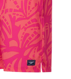 Men's 4 Way Comfort Stretch Essential Printed Watershorts With Side Pockets - Margarita Pink & Tropic Coral