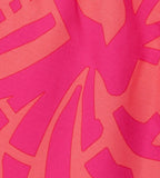 Men's 4 Way Comfort Stretch Essential Printed Watershorts With Side Pockets - Margarita Pink & Tropic Coral