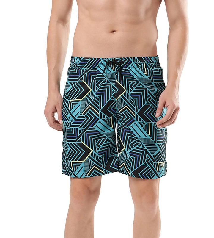 Men's Essential Sport Allover Watershorts - True Navy  &  Aquarium_1