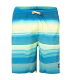 Men's Recycled Polyster Placement Printed Leisure Watershorts - Marine Blue & Pulcino