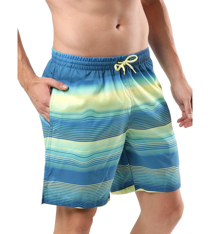 Men's Placement Leisure' Watershorts - Marine Blue  &  Pulcino_3