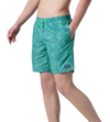 Men's 100% Polyester Essential Printed Watershorts With Side Pockets - Stellar & Turquoise