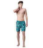 Men's 100% Polyester Essential Printed Watershorts With Side Pockets - Navy, Aquasplash & Sky