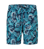Men's 100% Polyester Essential Printed Watershorts With Side Pockets - Navy, Aquasplash & Sky