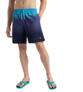 Men's 4 Way Flex Essential Printed Watershorts With Side Pockets - Peacoat, Hapuna Blue & Picton Blue