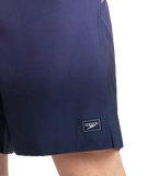 Men's 4 Way Flex Essential Printed Watershorts With Side Pockets - Peacoat, Hapuna Blue & Picton Blue