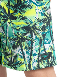 Men's 4 Way Comfort Stretch Essential Printed Watershorts With Side Pockets - Swell Green, Arctic Glass & Hyper Yellow