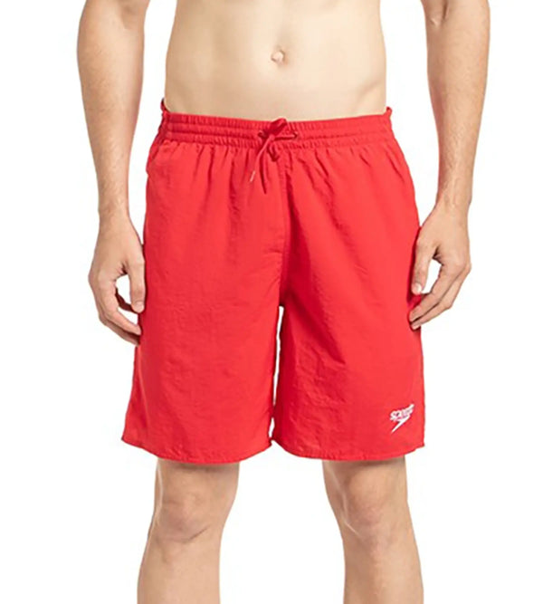 Men's Essential Watershorts - Fed Red & White_1