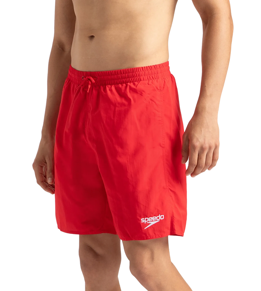 Men's Recycled Nylon Essential Watershorts - Fed Red & White
