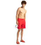 Men's Recycled Nylon Essential Watershorts - Fed Red & White