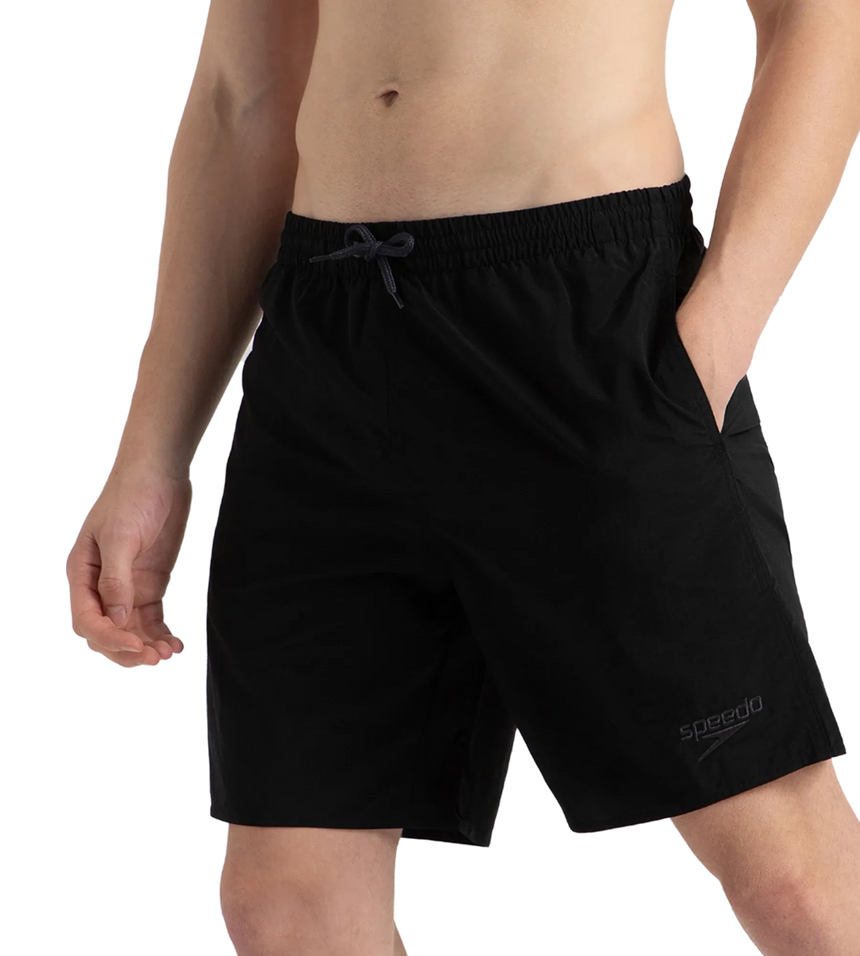 Men's Recycled Nylon Essential Watershorts - Black & Oxid Grey