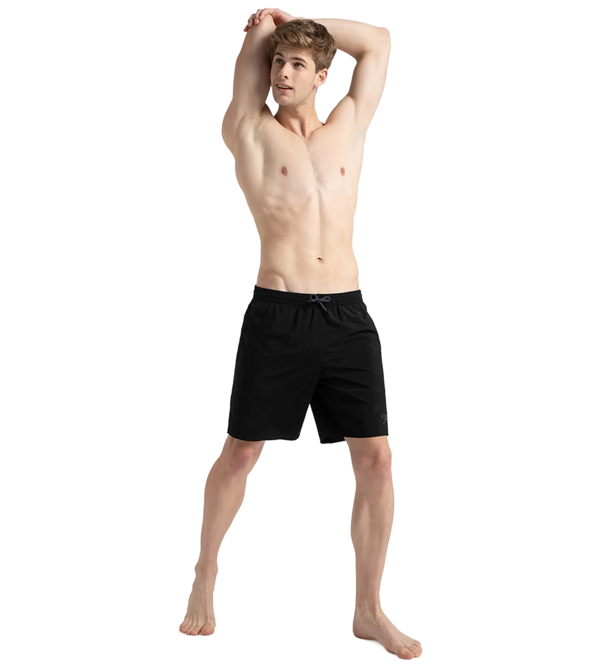 Men's Recycled Nylon Essential Watershorts - Black & Oxid Grey