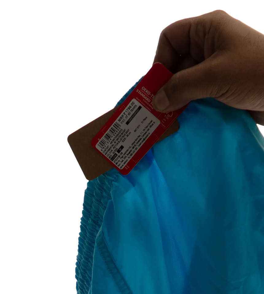 Men's Recycled Nylon Essential Watershorts - Picton Blue & True Navy