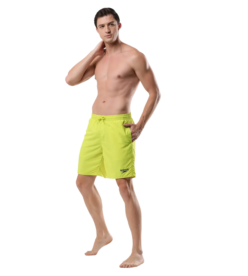 Men's Recycled Nylon Essential Watershorts - Bitterlime & Black