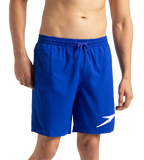 Men's Xpress Lite Essential Placement Printed Watershorts - Chroma Blue & White