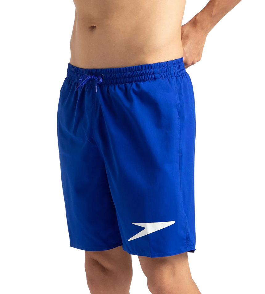 Men's Xpress Lite Essential Placement Printed Watershorts - Chroma Blue & White