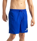 Men's Xpress Lite Essential Placement Printed Watershorts - Chroma Blue & White