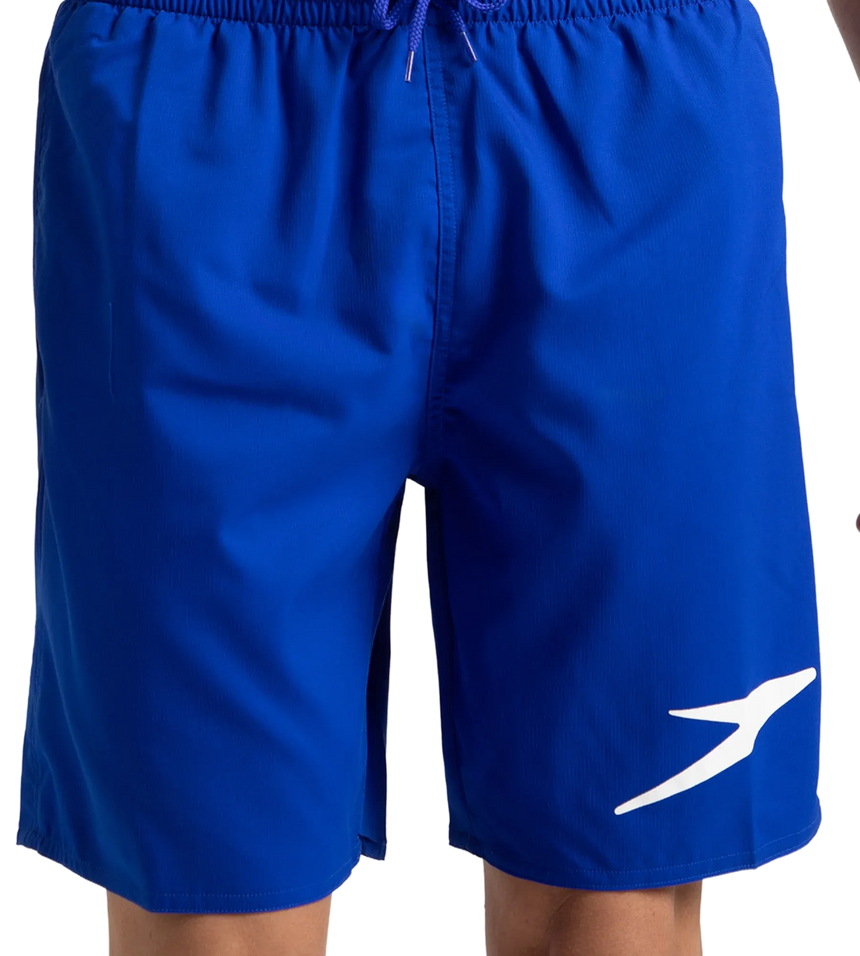 Men's Xpress Lite Essential Placement Printed Watershorts - Chroma Blue & White
