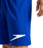 Men's Xpress Lite Essential Placement Printed Watershorts - Chroma Blue & White