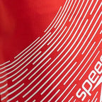 Men's Xpress Lite Essential Medley Logo Printed Watershorts - Watermelon & White