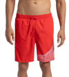 Men's Xpress Lite Essential Medley Logo Printed Watershorts - Watermelon & White