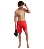 Men's Xpress Lite Essential Medley Logo Printed Watershorts - Watermelon & White