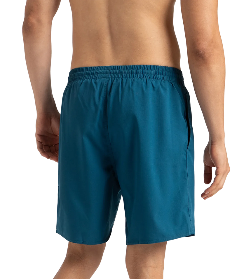Men's Xpress Lite Essential Medley Logo Printed Watershorts - Dark Teal & Sweet Apricot