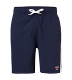 Men's 4 Way Comfort Stretch Steep Volley Watershorts With Side Pockets - Peacoat & White