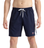 Men's 4 Way Comfort Stretch Steep Volley Watershorts With Side Pockets - Peacoat & White