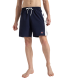 Men's 4 Way Comfort Stretch Steep Volley Watershorts With Side Pockets - Peacoat & White