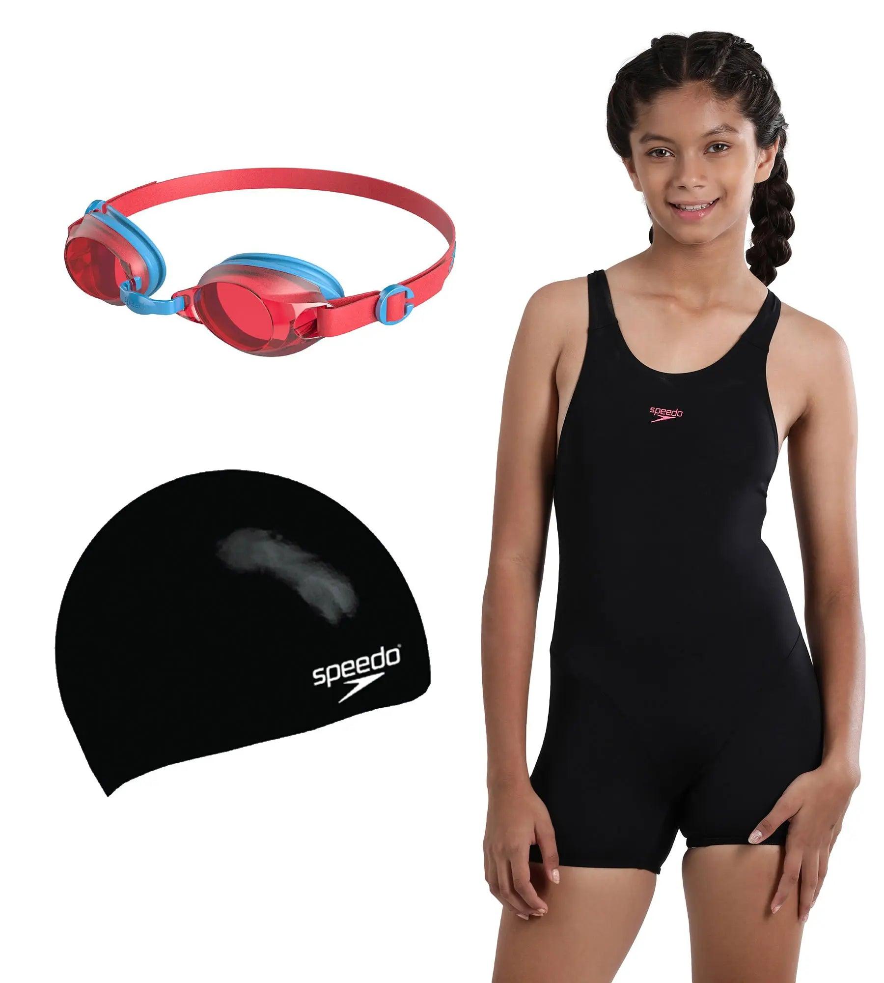 Speedo Kit Buy Speedo Essential Endurance Plus Legsuit Black-Fandango-Pink ...